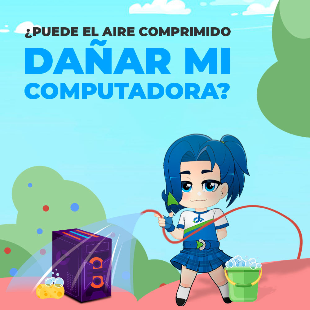 ¿Puede el aire comprimido dañar mi computadora? - DD Tech