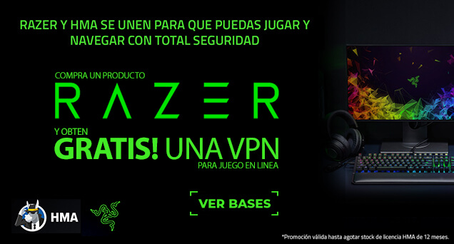 GRATIS VPN EN PRODUCTOS RAZER - DD Tech